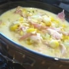 Chicken Corn Chowder with Cornbread Bites