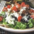 Sweet Pork Salad with Cilantro Dressing