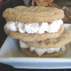 Peanut Butter Whopper Cookie Sandwiches