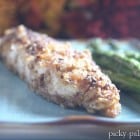 Sweet Chili Glazed and Walnut Crusted Tilapia with Roasted Asparagus