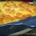 Poppin’ Garlic Ranch Biscuit Topped Chicken Pot Pie…