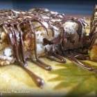 Crunchy Caramel Reeses Cookie Bars