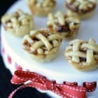 Peanut Butter and Jelly Baby Lattice Pies