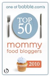Top 50 Mommy Food Bloggers 2010
