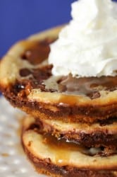 Snickers Caramel Cheesecake Cookies