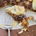Chocolate and Caramel Apple Pie Galette
