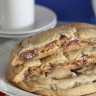S’mores Stuffed Chocolate Chip Cookies