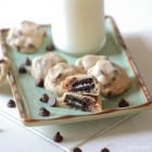 Itty Bitty Oreo Stuffed Chocolate Chip Cookies