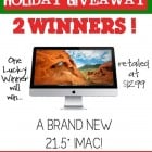Apple iMac Computer and $500 Visa Gift Card Giveaway