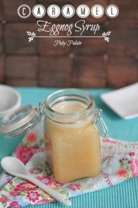 Caramel Eggnog Syrup
