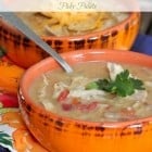 Slow Cooker Chicken Enchilada Soup