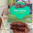 Thin Mint Double Chocolate Chip Cookies