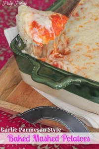 Garlic Parmesan Style Baked Mashed Potatoes 3t