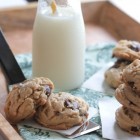 Salted Brown Butter Dark Chocolate Chip Cookies