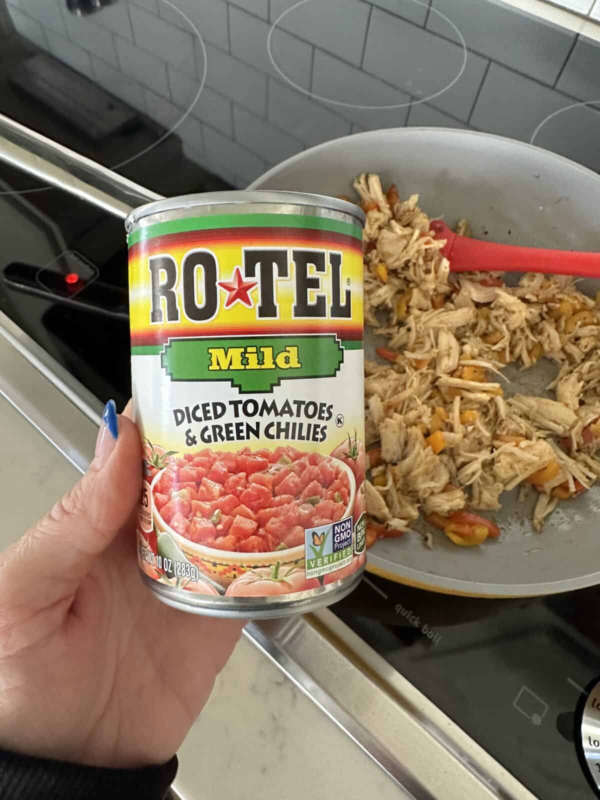 can of rotel diced tomatoes