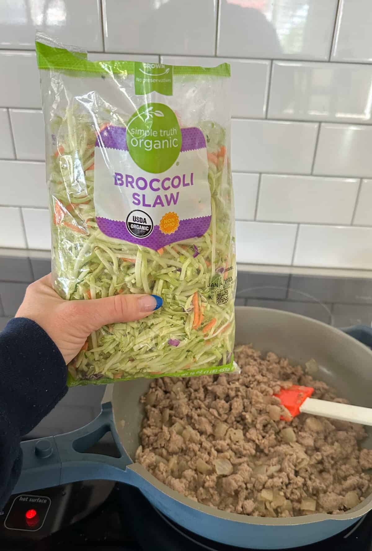 broccoli slaw for lettuce wraps filling