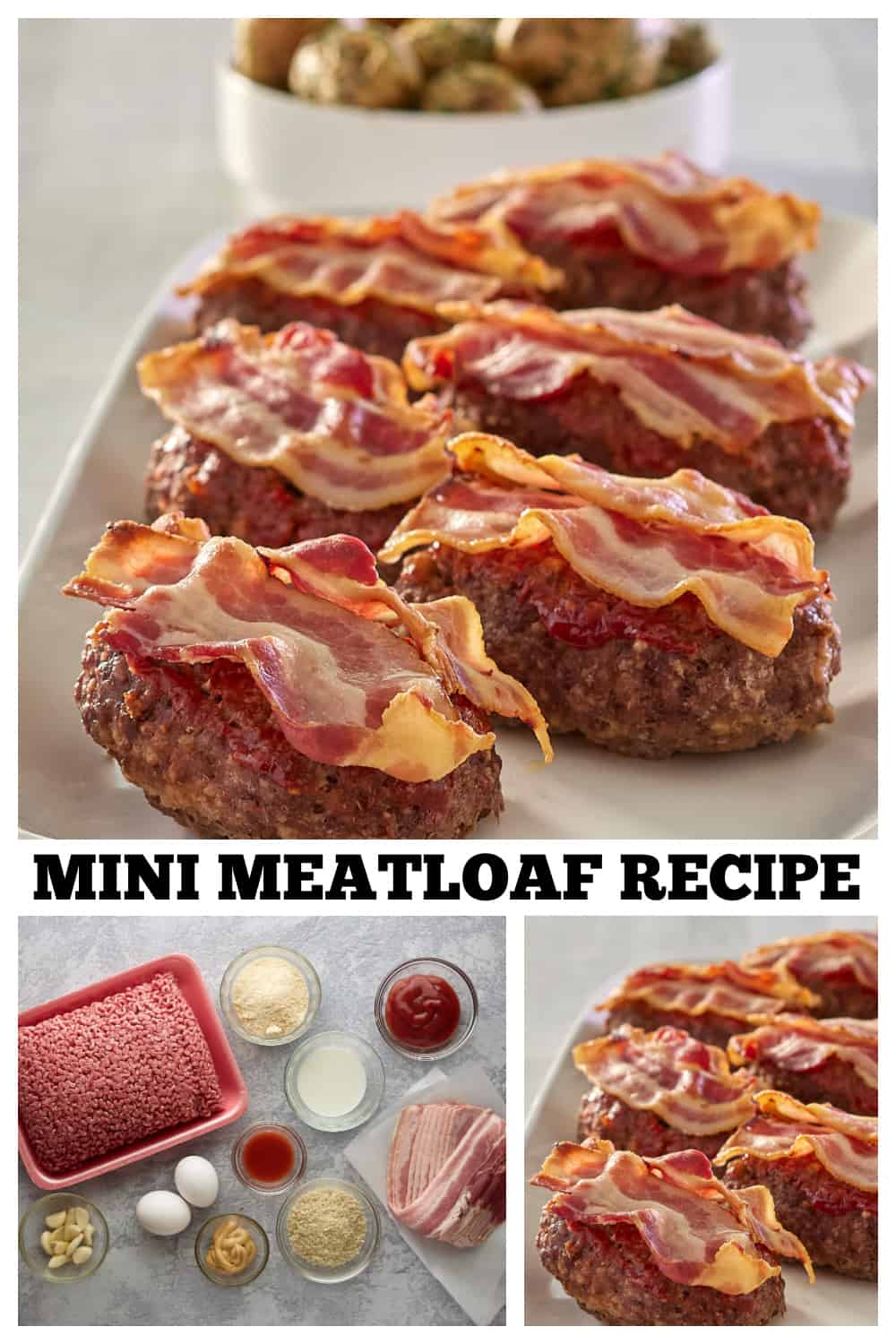 Photo Collage meatloaf recipe