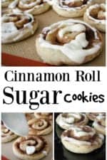 Cinnamon Roll Sugar Cookies