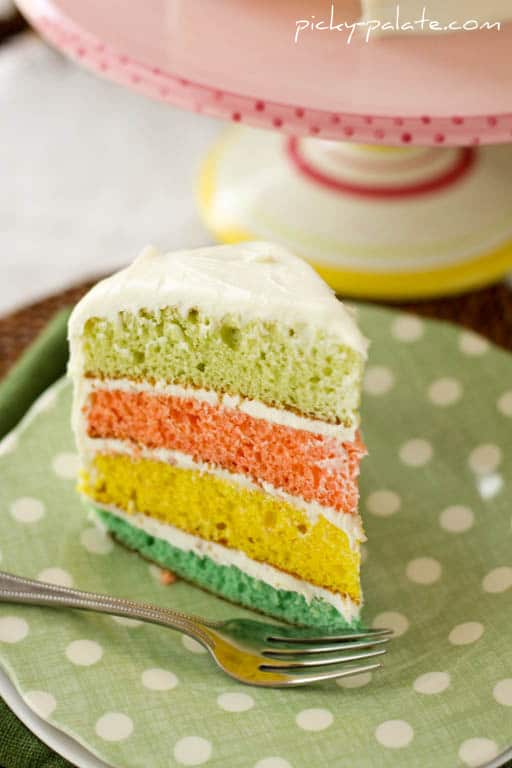 Easter Egg Layered Cake