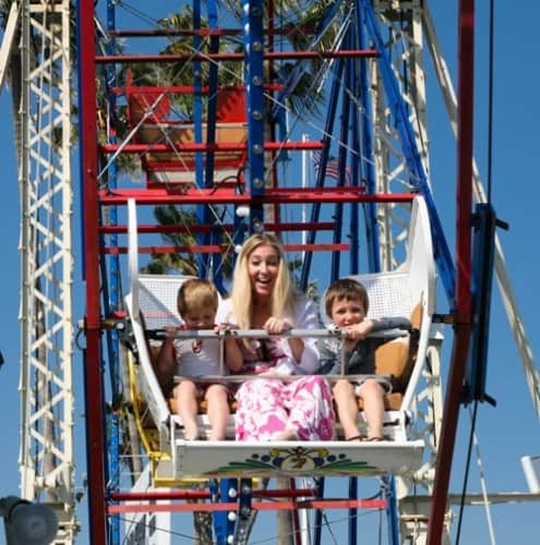 Riding on the Ferris Wheel with My Boys