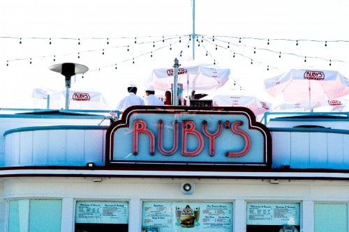 The Iconic Ruby's at the End of the Balboa Pier
