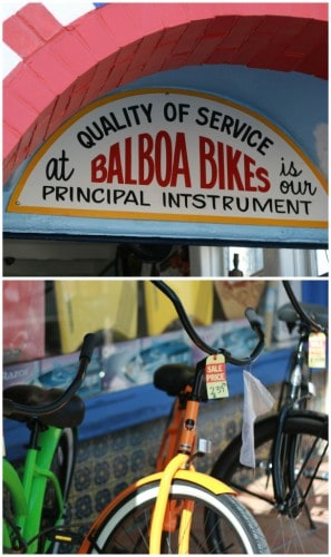 The Balboa Bike Rental Station