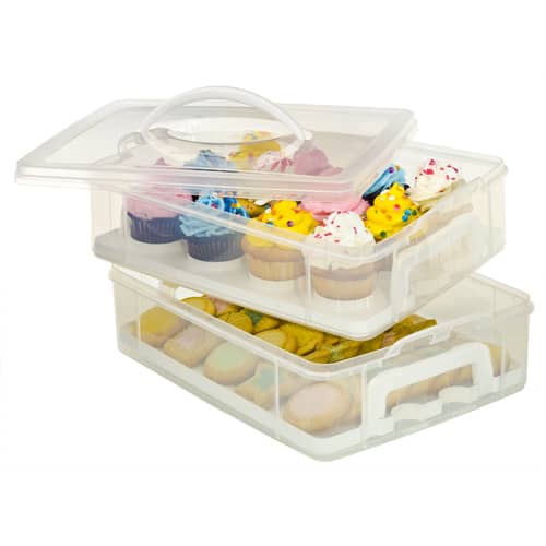 2-layer Snapware cupcake carrier