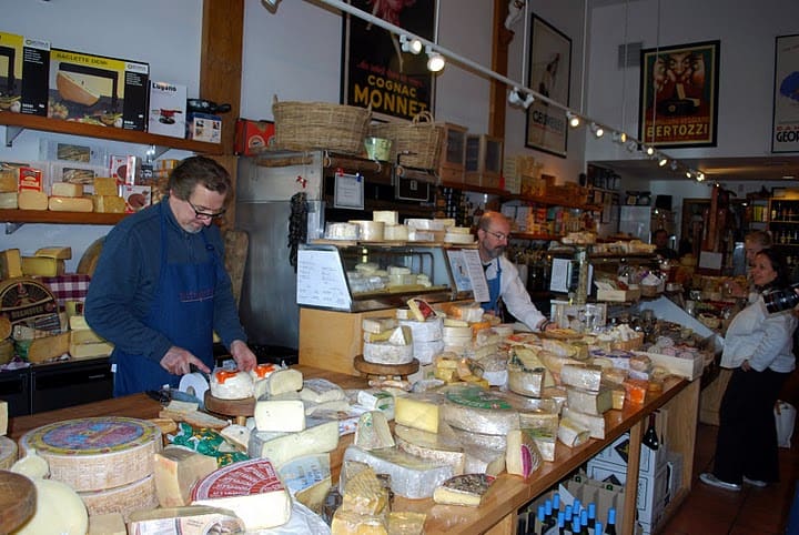 Employees Behind the Counter of The Cheese Store of Beverly Hills