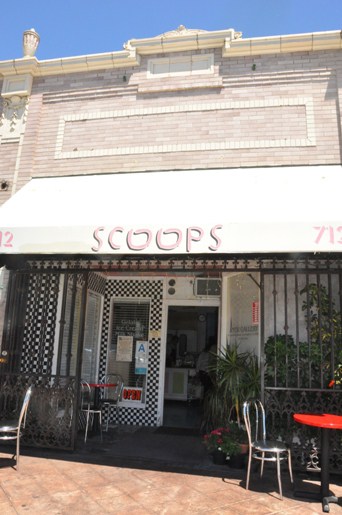 The Canopied Entrance to a Beverly Hills Scoop Shop