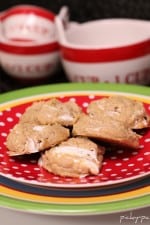 A plate full of Fluffernutter Cookies