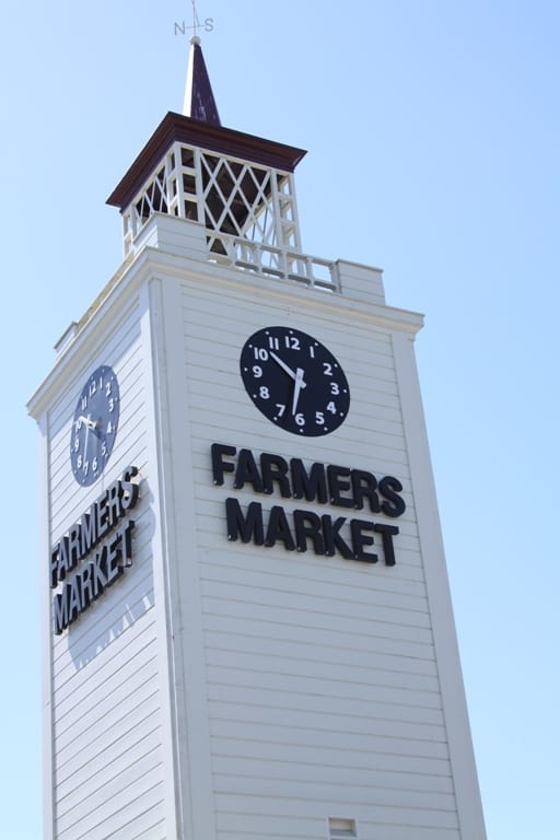 The LA Farmer's Market Clock Tower