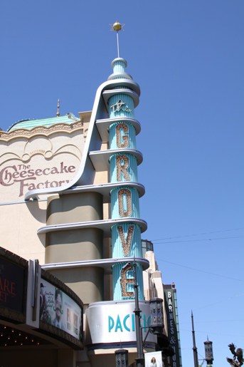 An Outdoor Mall and Movie Theater Entrance