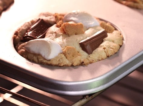 Muffin Top Pan S'mores Cookies - Cookie Madness