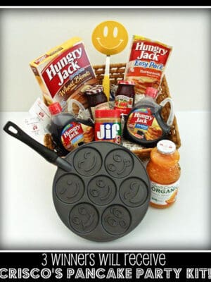 Image of a Hungry Jacks pancake party kit.