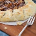 Chocolate and Caramel Apple Pie Galette