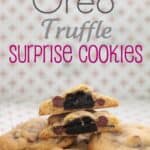 Title Image for Oreo Truffle Surprise Cookies