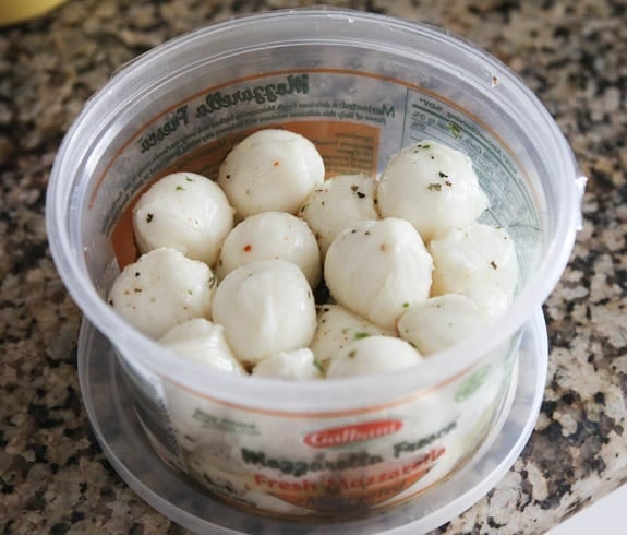 A Package of Mozzarella Balls