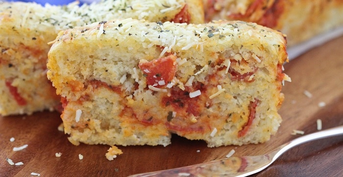 Cheesy Pepperoni Pizza Quick Bread  Picky Palate