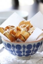 A Bowl of Homemade Parmesan Potato Chips