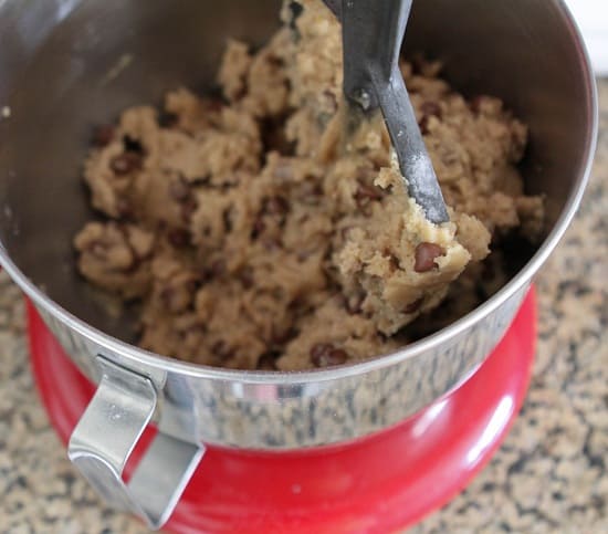 Brown Butter and Fleur de Sel Chocolate Chip Cookie Dough