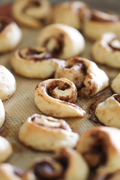 Itty Bitty Cinnamon Roll Bites - Picky Palate