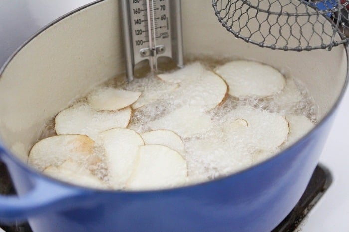 Frying Potato Slices