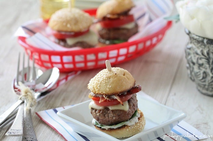 Image of Bacon and Ranch Cajun Baby Cheeseburgers