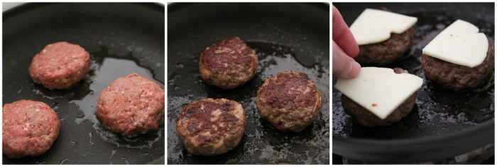 Image of Burgers Cooking