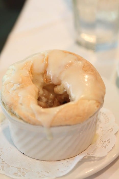 Image of a Bread Pudding Souffle from Commander's Palace