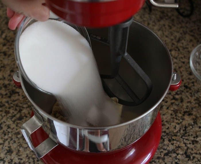 Image of Adding Sugar to the Bowl