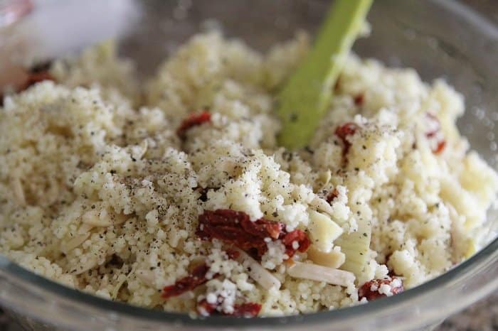 Image of Adding Pepper to the Salad