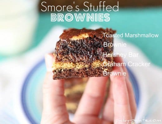 Image of a S'mores Stuffed Brownie