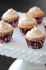 Image of Biscoff Cupcakes on a Cake Stand