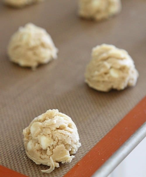 Image of Dollops of White Chocolate Chip Cookie Dough